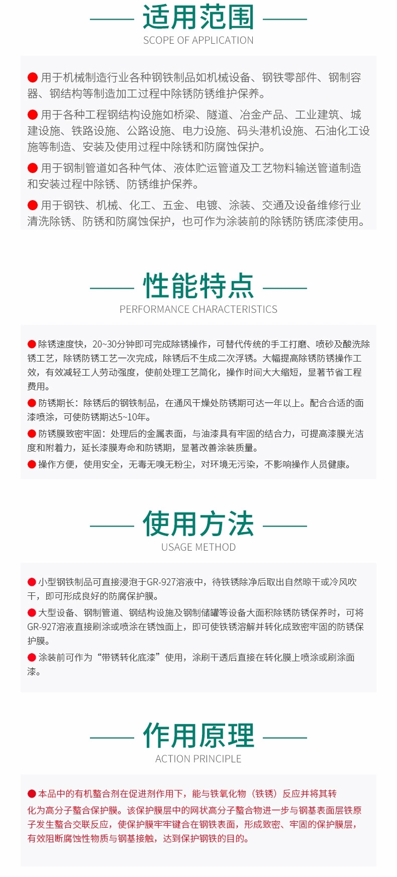 GR-927 钢铁除锈防锈剂 (图5)